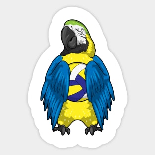 Parrot Volleyball player Volleyball Sticker